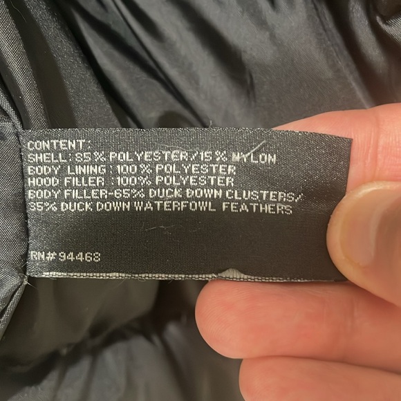 Claiborne Down Filled Winter Parka Coat- Mens XL - Picture 4 of 6